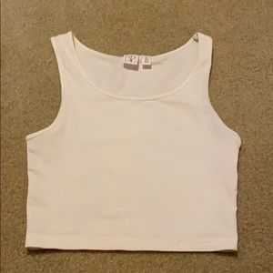 WHITE crop top